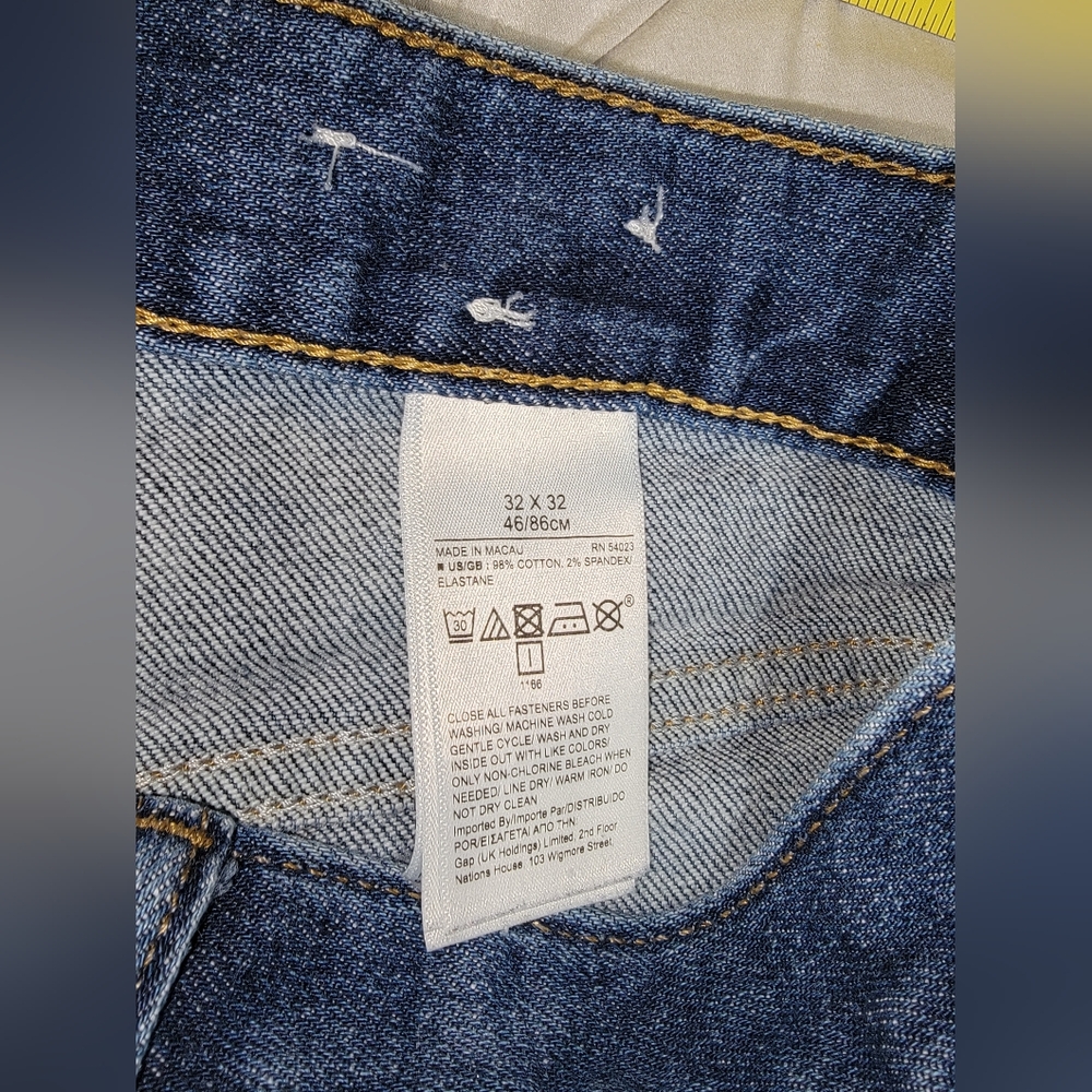 Banana Republic The Slim Fit Jean Men's Size 32 X 32 - Picture 4 of 12
